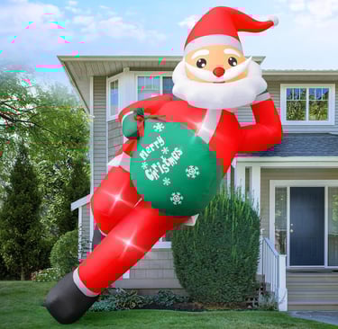 giant inflatable Santa
