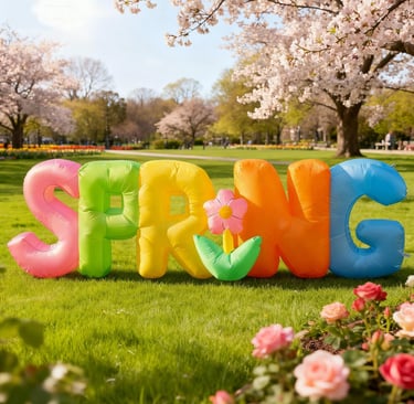 Inflatable Spring decoration