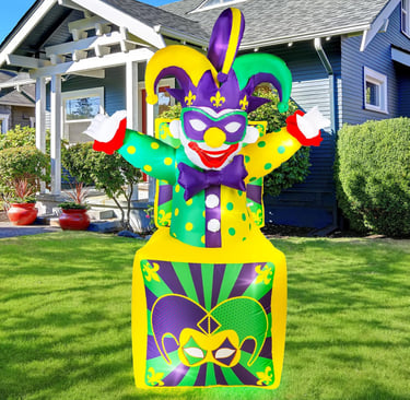 Inflatable jester