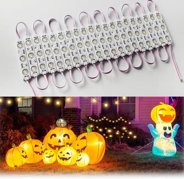 LED Module,Replacement Lights For Inflatables White 20pcs 9.8 Ft