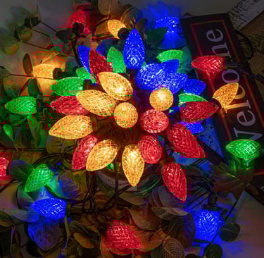 Christmas string lights