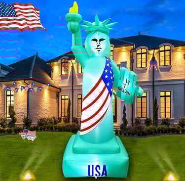 inflatable Statue of Liberty