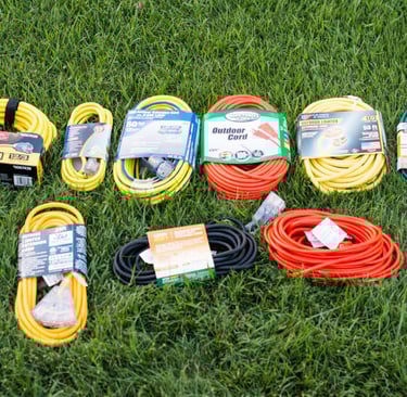 multiple outdoor extension cords