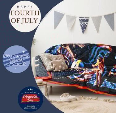 patriotic throw