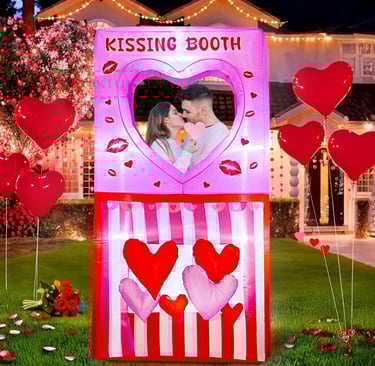 inflatable kissing booth