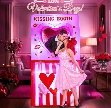inflatable kissing booth