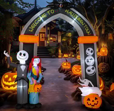 inflatable Halloween arch