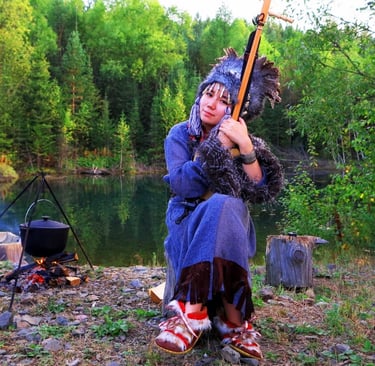 Otyken has its roots in the traditional culture of the Khakas (and Chulylm) people of Russia        