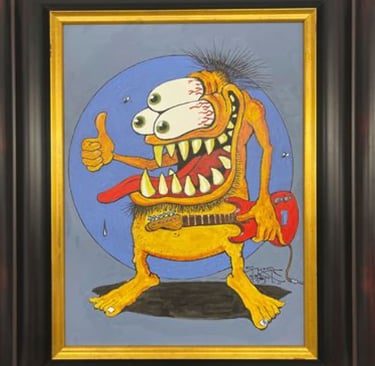 guitar monster by Stanley Mouse
