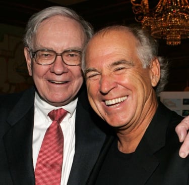 Later in life Jimmy Buffett and Warren Buffett became good friends.