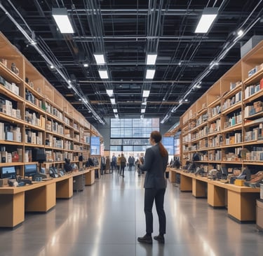 Magnifying glass and Omnichannel