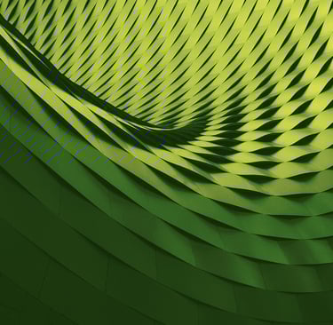 photo of curved roof with scales - tinted yellow