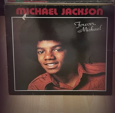 a picture of a michael jackson album cover