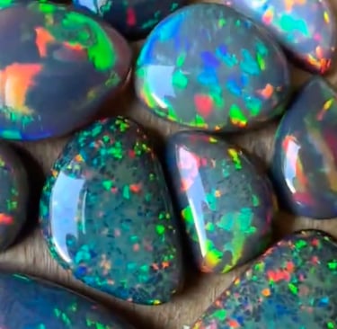 opals from ethiopia black 