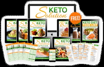 a tablet with a laptop and a tablet with the keto solution