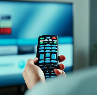 توصيل ريموت تلفزيون