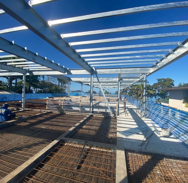 Projeto estrutural Galvanizado de Residência.