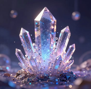 Close-up of a pale pink candle burning softly on a minimalist wooden tray with sprigs of lavender nearby