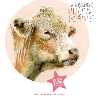 Affiche de l'événement « La grande nuit de la poésie »