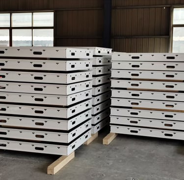 Aluminium formwork panels