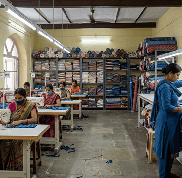 Small batch clothing manufacturer in Jaipur India producing custom garments for startup fashion brands