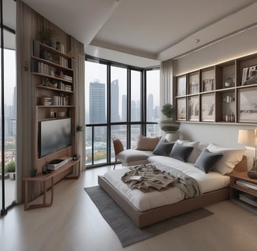 Elegant villa exterior with landscaped garden and driveway.