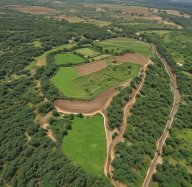 Interior view of a bright office space with modern furniture.