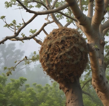 Multispectral drone view showing detailed crop health variations in a large farm.