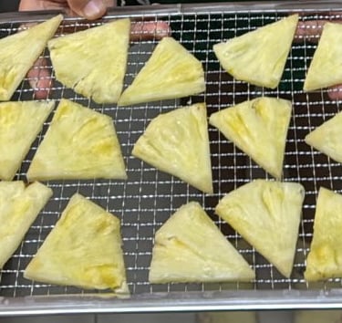 proceso de preparación de alimentos para deshidratar