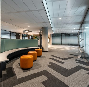 Professionally cleaned lobby/waiting area