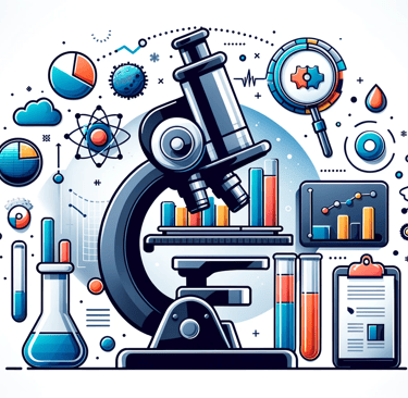 a microscope with a microscope and a microscope