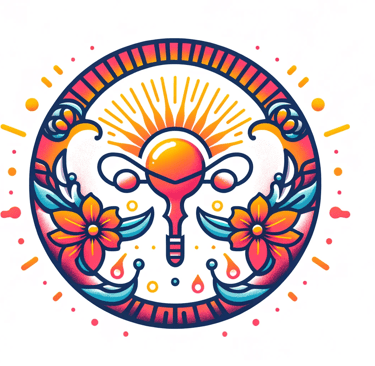 a colorful tattoo style of a sunflower