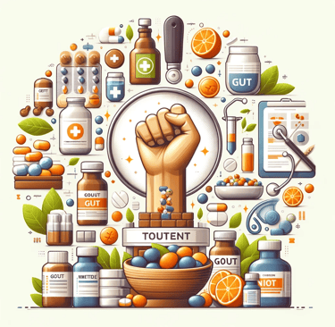 a hand holding a bowl of food and a bottle of liquid