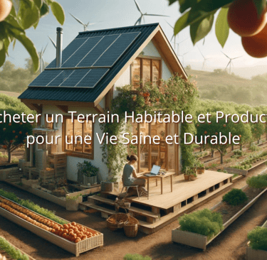 Acheter un Terrain Habitable et Productif pour une Vie Saine et Durable