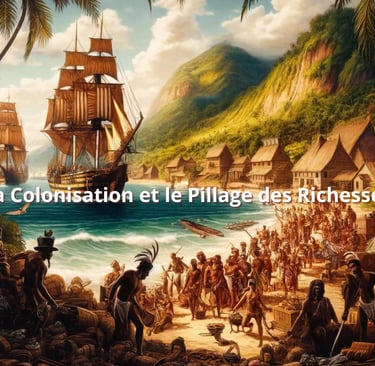 La colonisation et le pillage des richesses