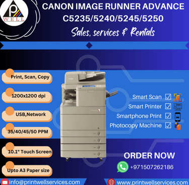 rental copier machines services in Dubai and Sharjah