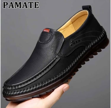 Sepatu slip on pria Pamate nyaman, ringan, dan tahan aus untuk aktivitas sehari-hari