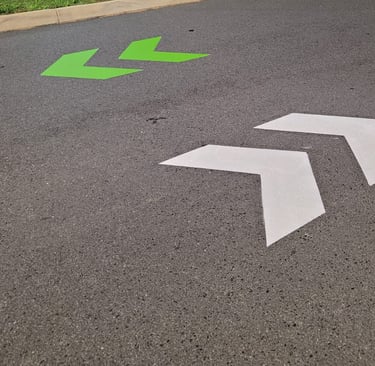 parking lines painted in fredericksburg