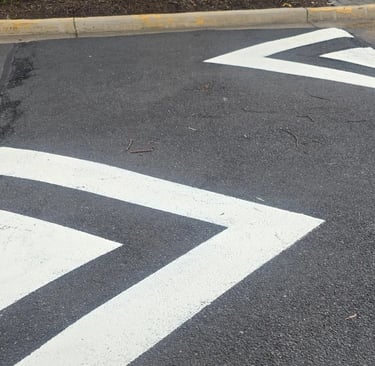speed hump striping in reston va