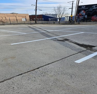washington dc parking lot striping