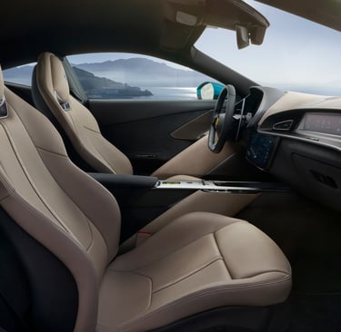 Released Ferrari rendering of Amalfi interior.