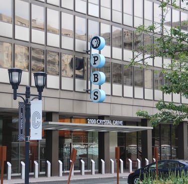 Former PBS headquarters in Crystal City, Virginia