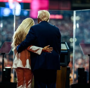 President Donald Trump attends the Memorial Service for Charlie Kirk