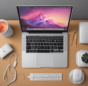 Several outdated electronic devices, including vintage computer monitors and printers, are stacked on shelves behind a glass window. The equipment is mostly beige with signs of wear and aging.