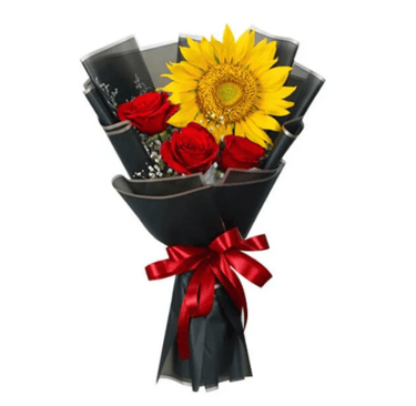 sunflower rose bouquet