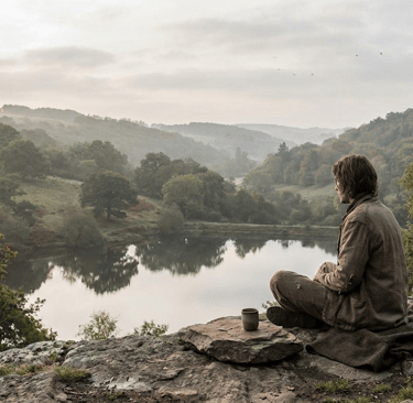 retiro espiritual en la naturaleza para reconectar con uno mismo.