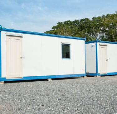Porta cabin for construction site office, modular site office cabin, prefabricated office unit,