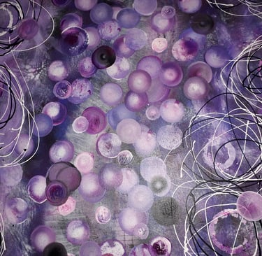 peinture abstraite de jean keruzam