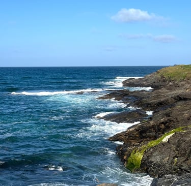 Rugged Cornish coast