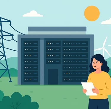 An image about rising power bill prices due to data centers